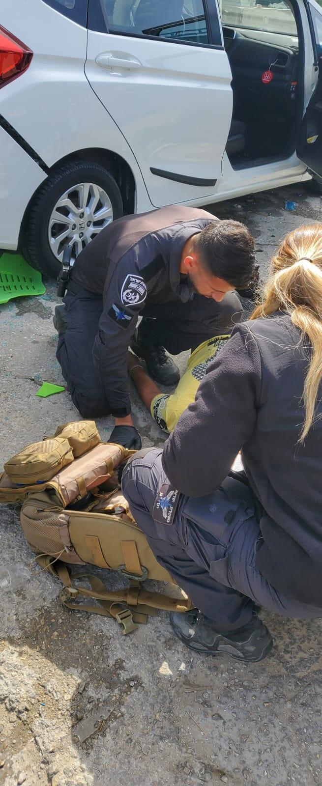 מזירת האירוע בבאר שבע