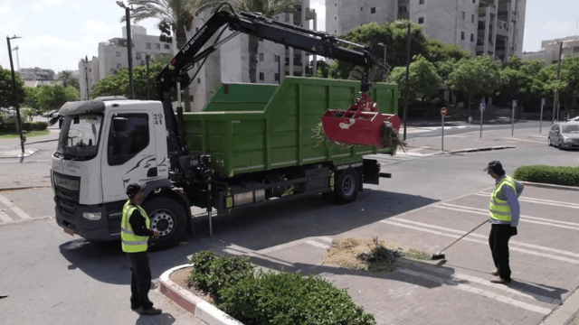 פינוי פסולת גזם ואשפה