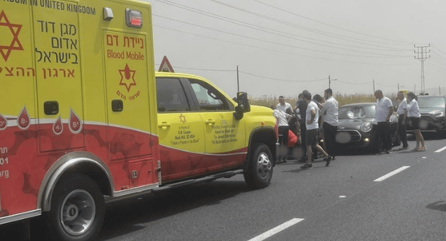 זירת התאונה 
