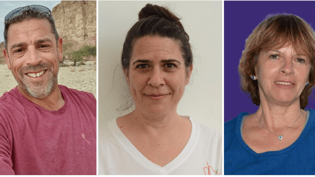 חברי המזכירות החדשים, מימין: דיאנה בוגוסלבסקי, נוהר קרנץ רבטל וניר לובל