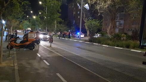 זירת אירוע הדקירה בבאר שבע