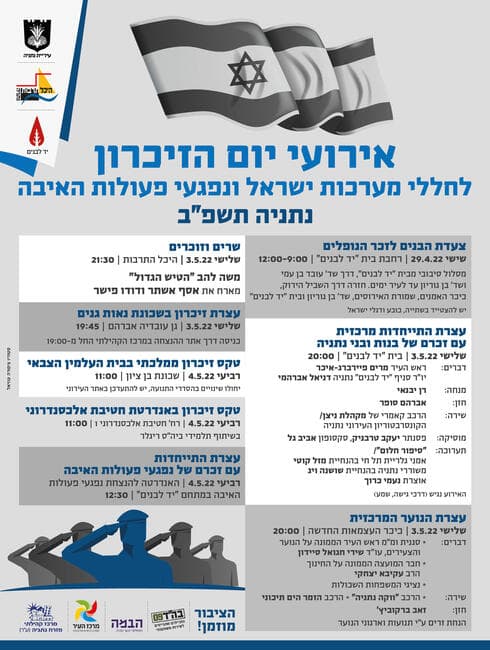 אירועי יום הזיכרון בנתניה