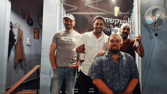 מימין: שלומי ברכה, ולנטין ולשצוק, איתי מתיתיהו, זאב שטיין