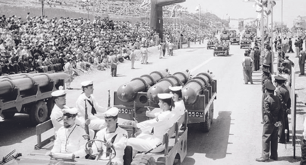 מצעד יום העצמאות בחיפה בשנת 1956