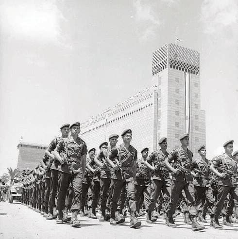 מצעד יום העצמאות בחיפה בשנת 1956