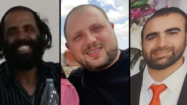 מימין: בועז גול, אורן בן יפתח ויונתן חבקוק ז"ל