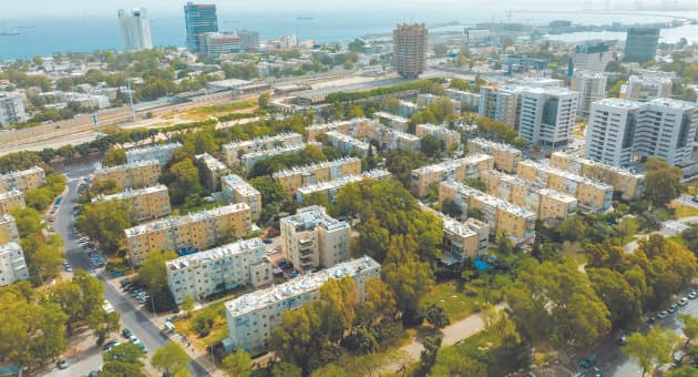 אזור המיועד לפינוי בינוי בקרית אליעזר