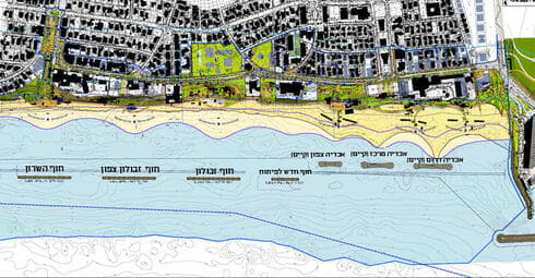 תכנית בניית שוברי הגלים של עיריית הרצליה