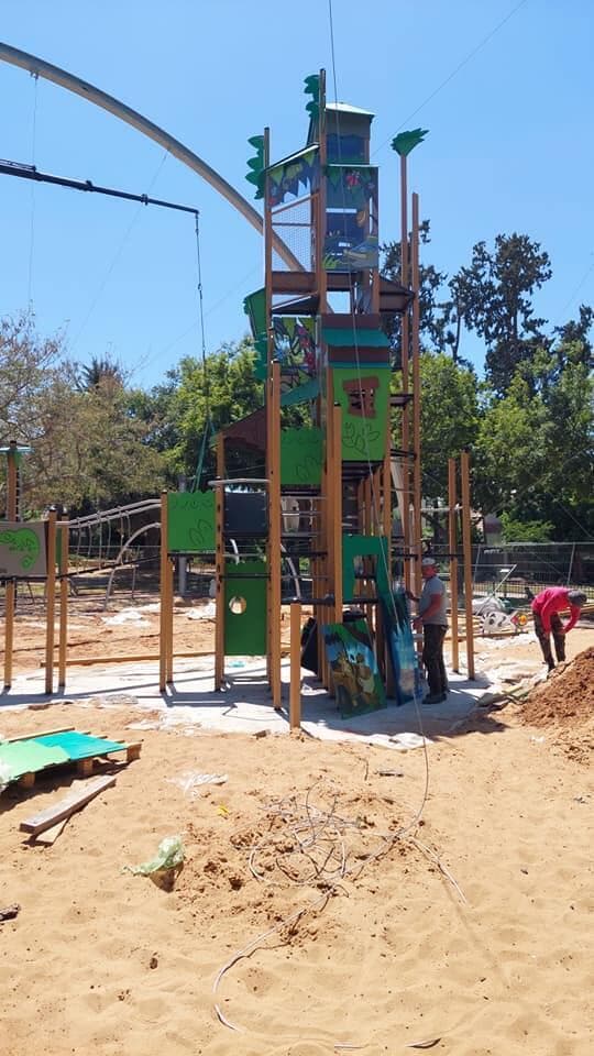 העבודות בפארק יד לבנים