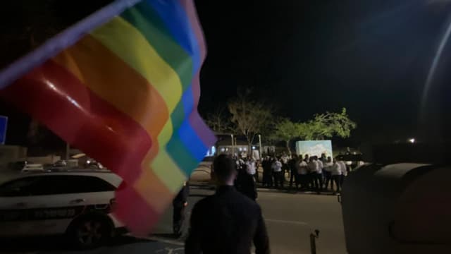 מזירת ההפגנה בנתיבות