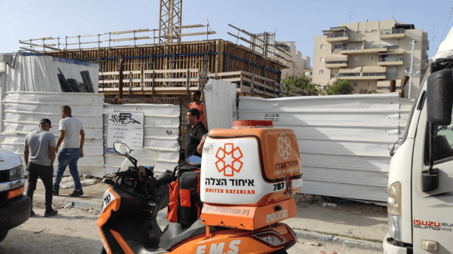 מזירת האירוע בבת ים