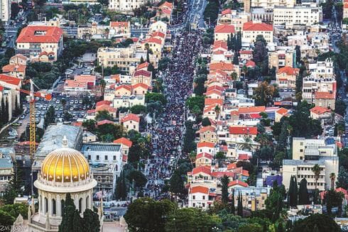 המושבה הגרמנית חיפה בימים טובים