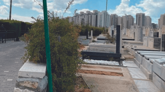 הקבר והחלקה הצמודה שקשה להגיע אליה הקבר והחלקה הצמודה שקשה להגיע אליה