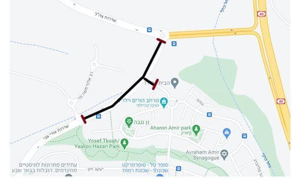 מפת הסדרי התנועה