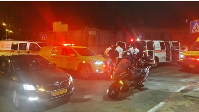 זירת האירוע ברחוב יוספטל בנתניה