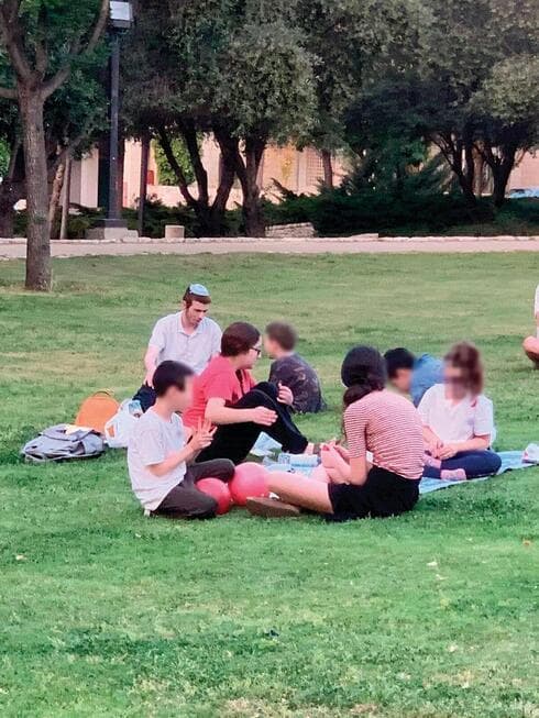 פעילות של העמותה בפארק במודיעין