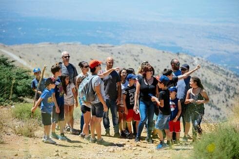 פריחות וסיורים בחג הביכורים בחרמון  