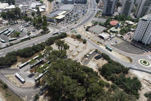 שטח הפרויקט החדש (צילום: באדיבות נתיבי איילון) שטח הפרויקט החדש