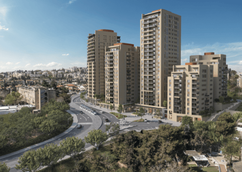המתחם השני בפרויקט שדרות היובל בירושלים