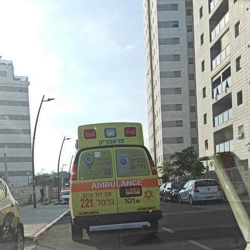 האם והתינוקת הובהלו לבית החולים בני ציון