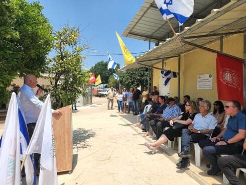 ראש המועצה בחנוכת הכלבייה 