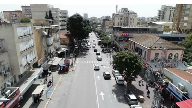 הדמיית הקו הכחול ברחוב הרצל