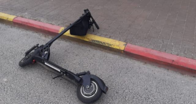 תאונת קורקינט חשמלי בחיפה