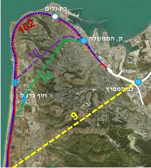 חלופות הרכבת בחיפה