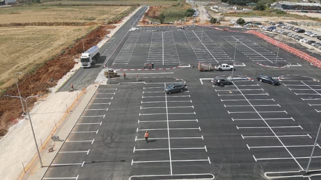 חניון הרכבת החדש בתחנת סגולה פ"ת
