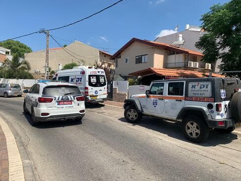 מזירת האירוע בפתח תקוה