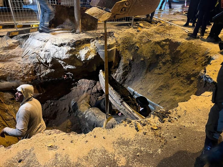 המפגינים נגד הרכבת (צילום: לירן תמרי) המפגינים נגד הרכבת