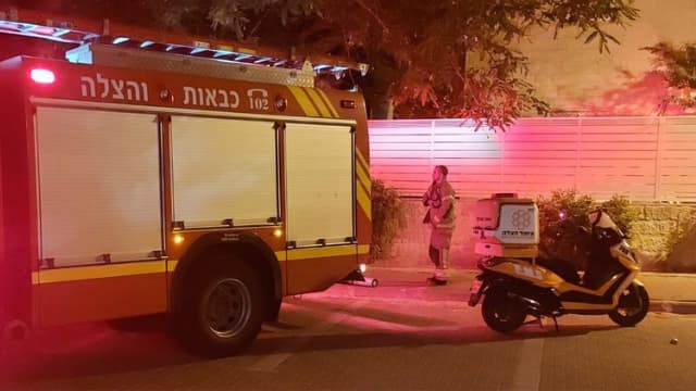 זירת השריפה, הלילה