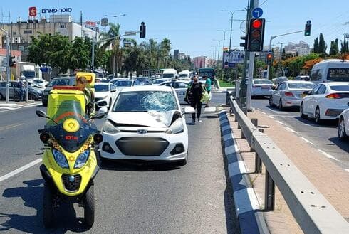 זירת התאונה