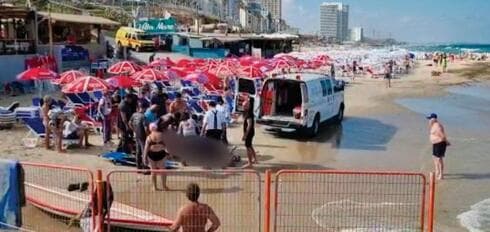 טיפול בטובע בחוף הסלע 