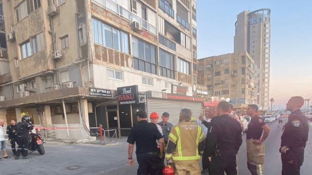 המבנה המסוכן ברחוב בן גוריון