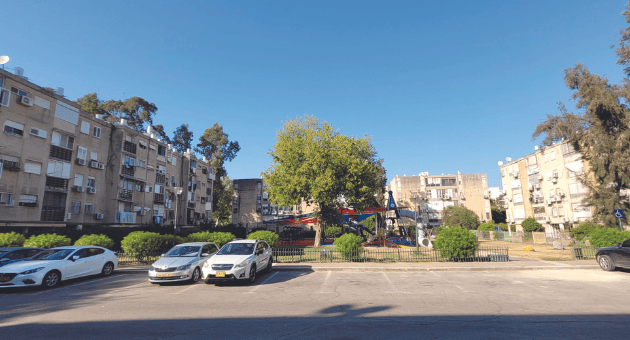 המתחם המיועד לפינוי-בינוי