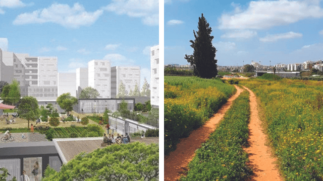 השטח בצופית, הדמיה של תכנית "כאן ביתי"