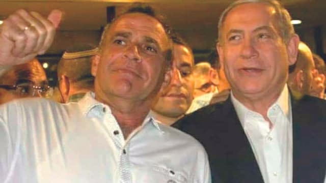 שמעון בוקר עם ראש הממשלה לשעבר בנימין נתניהו