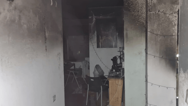 שריפה ברחוב אורן חיפה