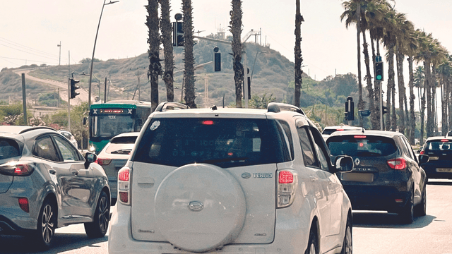 פקקים במערב ראשון לציון