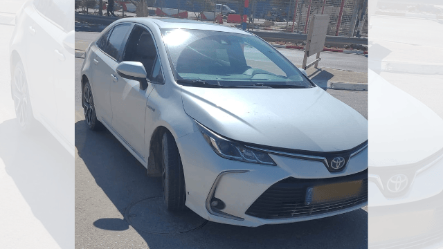 אחד מרכבי הטויוטה הגנובים
