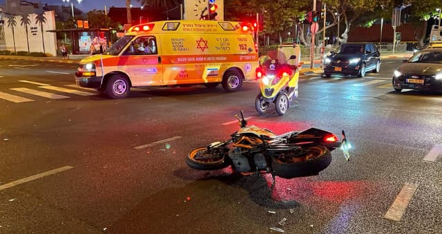 זירת התאונה בצומת צבר