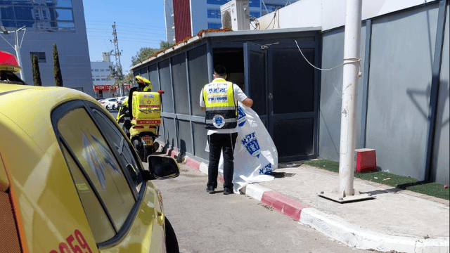 זירת האירוע בראשון לציון