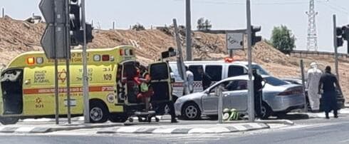 מזירת האירוע בצומת ערד