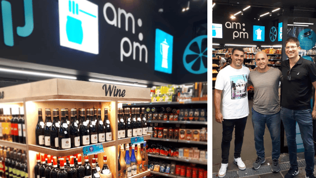 מימין: ליאור יוגב מנכל, דרור ביטון מנהל הסניף ושרון שביט מנהל התפעול בפתיחה (צילומים: מירי צמחי) מימין: ליאור יוגב מנכל, דרור ביטון מנהל הסניף ושרון שביט מנהל התפעול בפתיחה