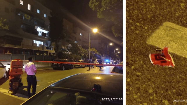 מזירת האירוע בהדר גנים