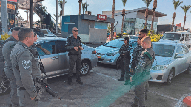 כוחות מג"ב בבאר־שבע