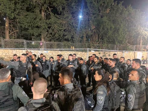 כוחות מג"ב בבאר־שבע