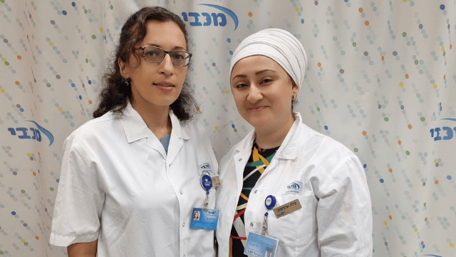 אנה שניידרמן ושרית אדטו. הבדיקה הצילה חיים