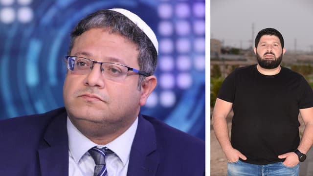 מימין: אלמוג כהן, איתמר בן גביר